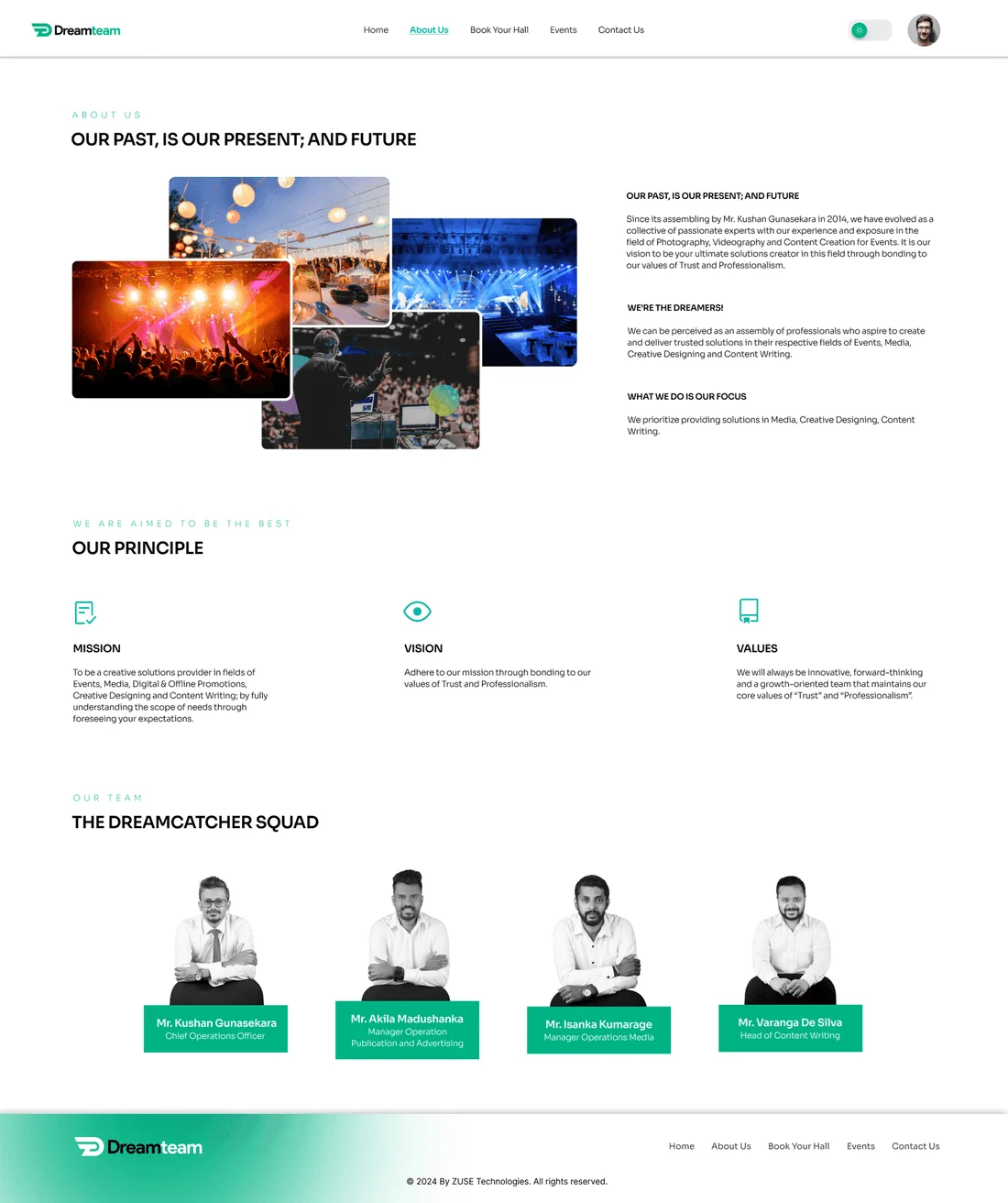 DTM Hall Management System - About us